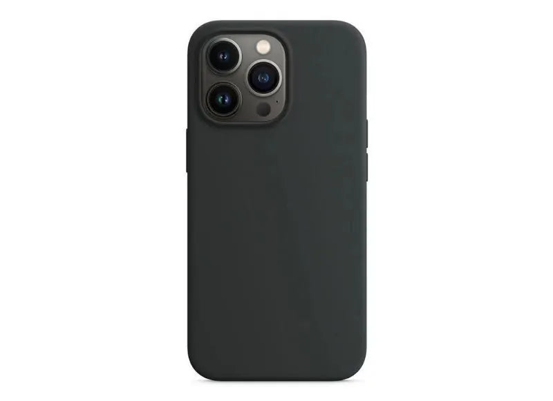 PURE COLOR SILICONE CASE IPHONE 13 PRO MAX - BLACK