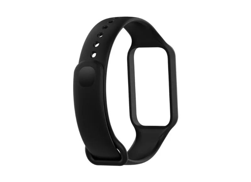 ΛΟΥΡΑΚΙ OEM SOLID COLOR SILICONE BAND FOR XIAOMI SMART BAND 8 (BLACK)