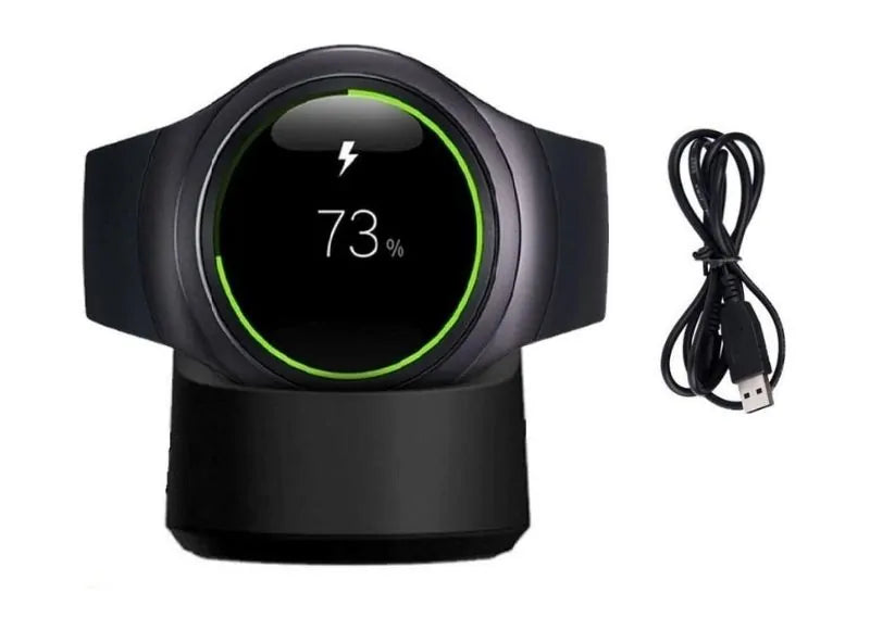 OEM Καλώδιο Samsung Gear S2 & Charging Stand USB R720 Μαύρο