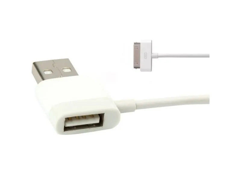OEM DATA CABLE 1M - 30-PIN TO USB (WHITE)