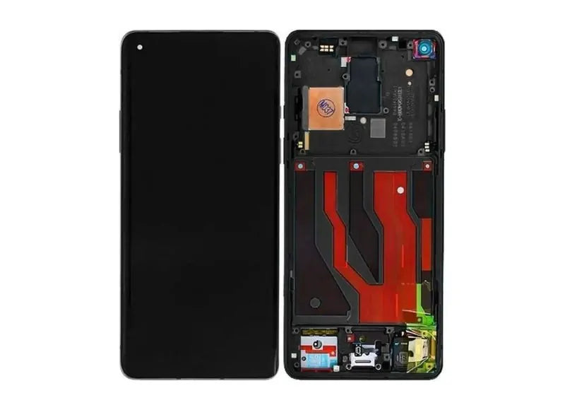 Genuine Screen with Touch Digitizer and Midframe OnePlus 8 LCD/DIG Onyx Grey (Service pack 2011100172)
