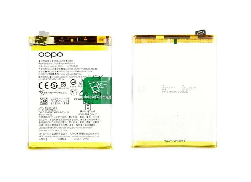 Oppo Find X2 Lite/ Reno 3 Battery BLP755 ORI