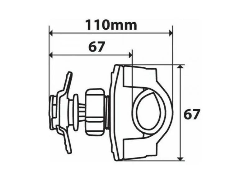 OPTILINE HANDLEBAR MOUNT (16mm to 32mm)