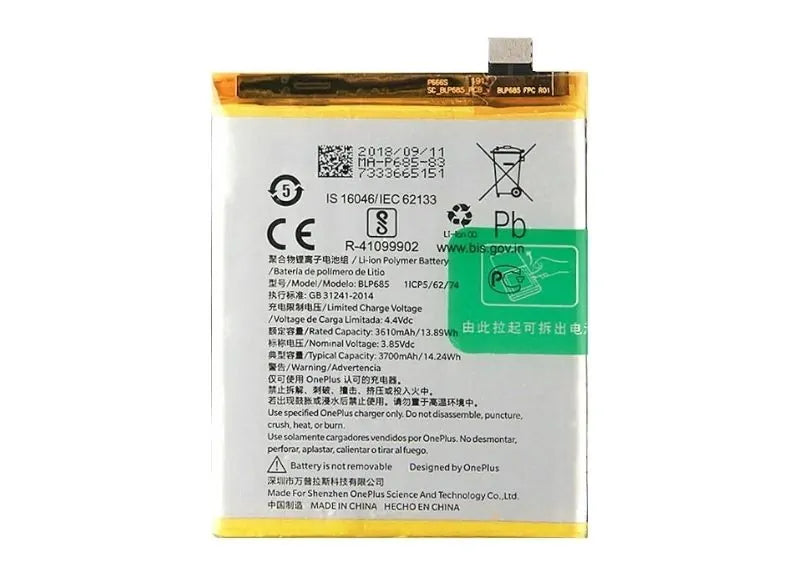 Genuine Battery OnePlus 6T (OnePlus Service Pack 1031100006)