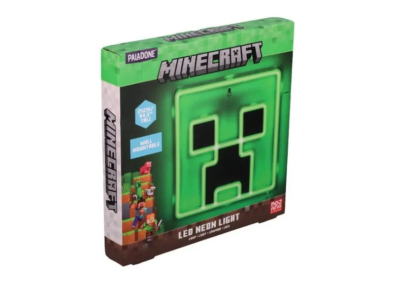 PALADONE MINECRAFT-CREEPER WALL MOUNTABLE LED NEON LIGHT ΔΙΑΚΟΣΜΗΤΙΚΟ ΦΩΤΙΣΤΙΚΟ