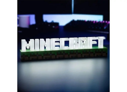 Paladone Διακοσμητικό Φωτιστικό Minecraft Logo Light