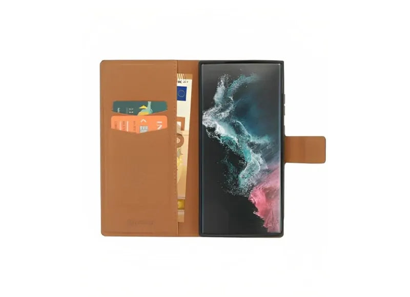 Promiz Θήκη Wallet για Samsung Galaxy S23 Ultra Μαύρο