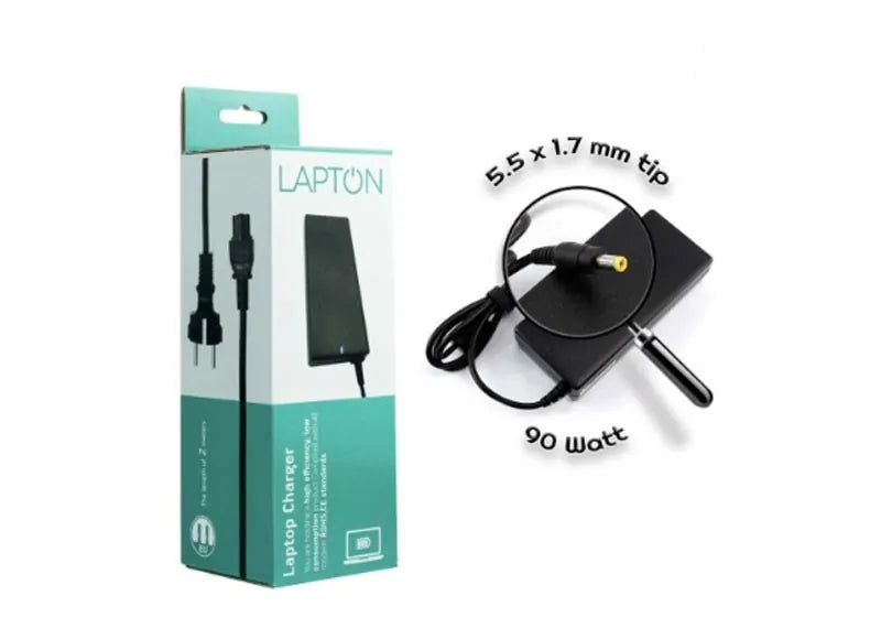 PSU LAPT ON COMPATIBLE ACER 5.5 X 1.7 90W
