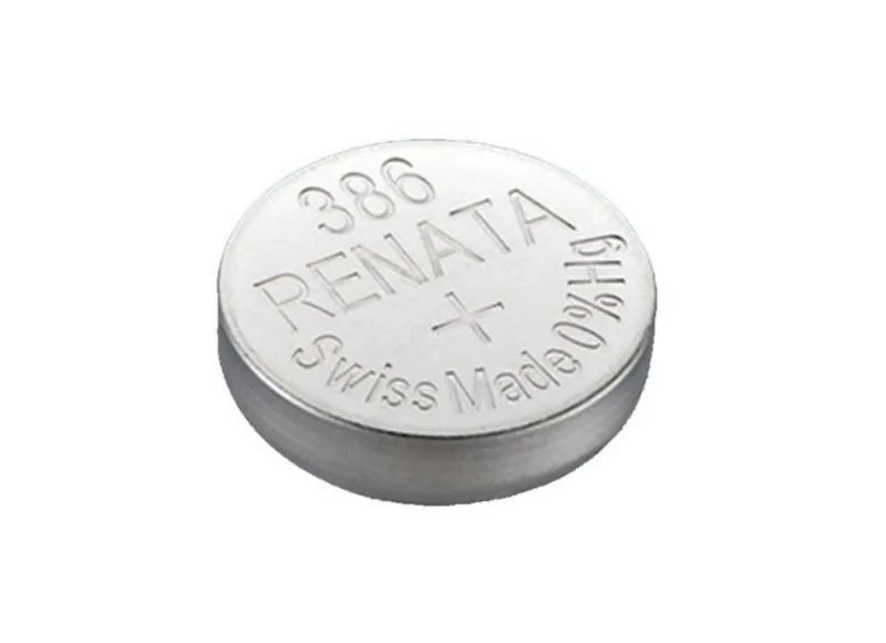 RENATA SILVER OXIDE BATTERY 1.55V - 386 / L1142F / LR43 (1τεμ.)