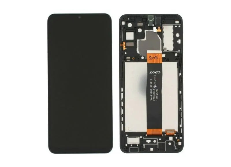 Αυθεντική Οθόνη Samsung A32 5G A326 Black (Samsung Service Pack GH82-25121A)
