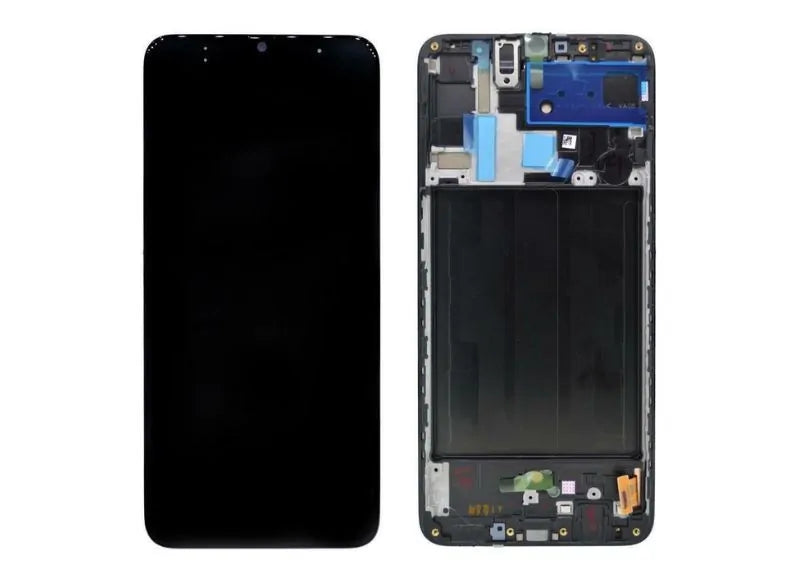 Αυθεντική Οθόνη Samsung A70 2019 A705 Μαύρο (Samsung Service Pack GH82-19747A)
