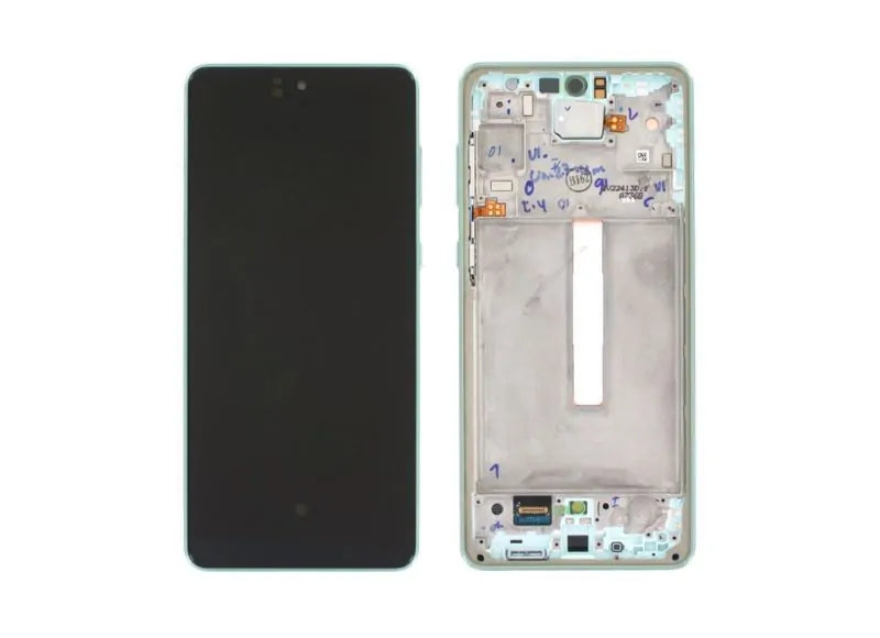 Αυθεντική οθόνη Samsung A73 A736 LCD / DIG Mint Green (Service Pack GH82-28884C GH82-28686C)