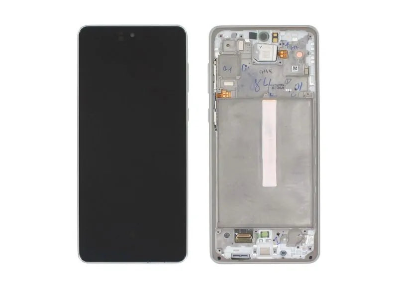 Genuine screen with Touch Digitizer Samsung A73 A736 LCD/DIG White (Service Pack GH82-28884B GH82-28686B