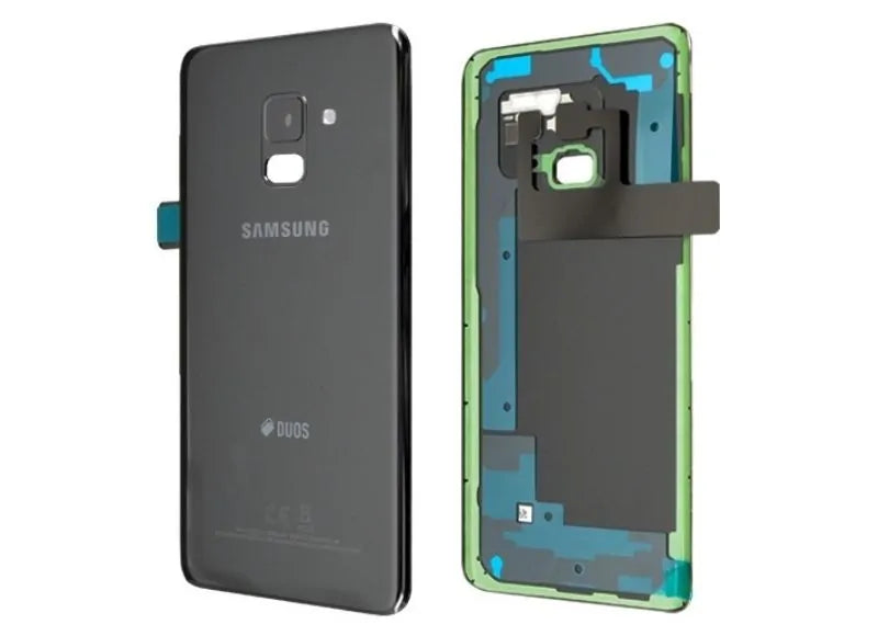 Genuine Back Cover Samsung A8 2018 A530 (Samsung Service Pack GH82-15557A) - Black