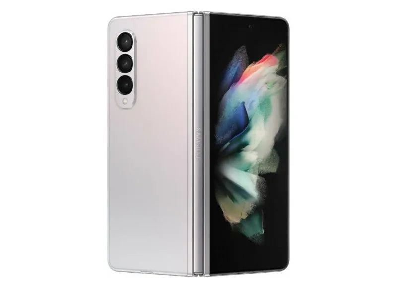 Samsung Galaxy Z Fold3 5G Dual SIM (12GB/256GB) (Silver) Refurbished - Like New - 3 years warranty