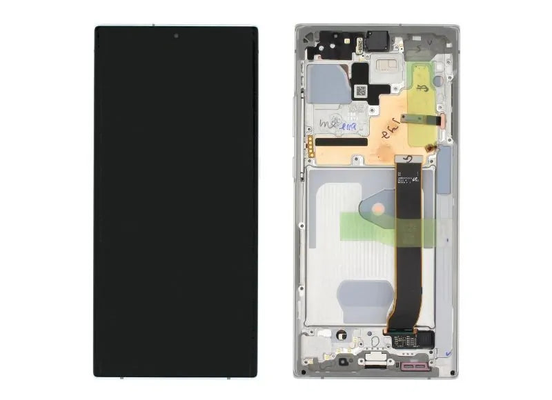 Αυθεντική Οθόνη Samsung Note 20 Ultra White (Samsung Service Pack GH82-23596C)