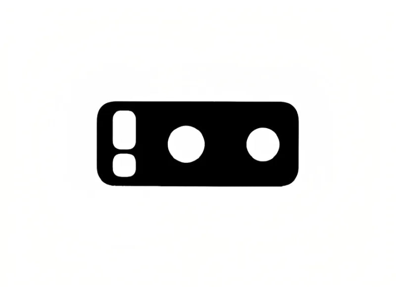Γυαλί πίσω κάμερας Samsung Note 8 Black (OEM)