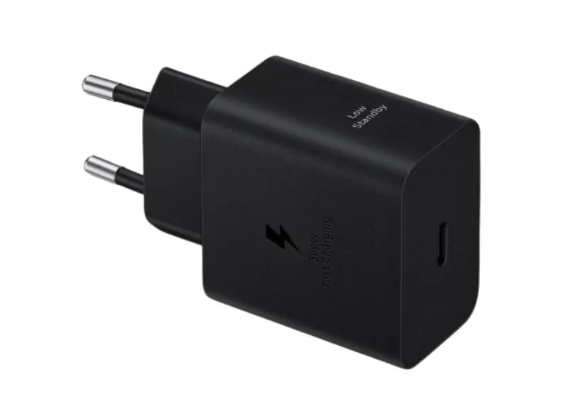 SAMSUNG QUICK CHARGE POWER CHARGER USB C 45W HOME CHARGER (BLACK)