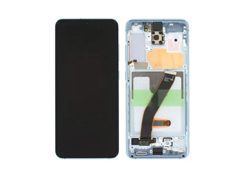 Αυθεντική οθόνη με Μηχανισμό Αφής Samsung S20 LCD/DIG (Blue)