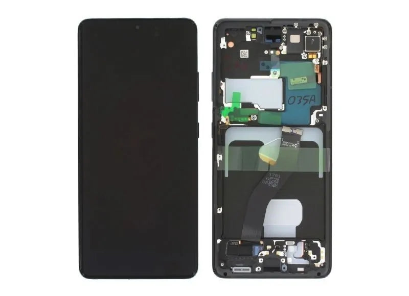 Αυθεντική Οθόνη Samsung S21 Ultra G998 Black (Samsung Service Pack GH82-26035A)