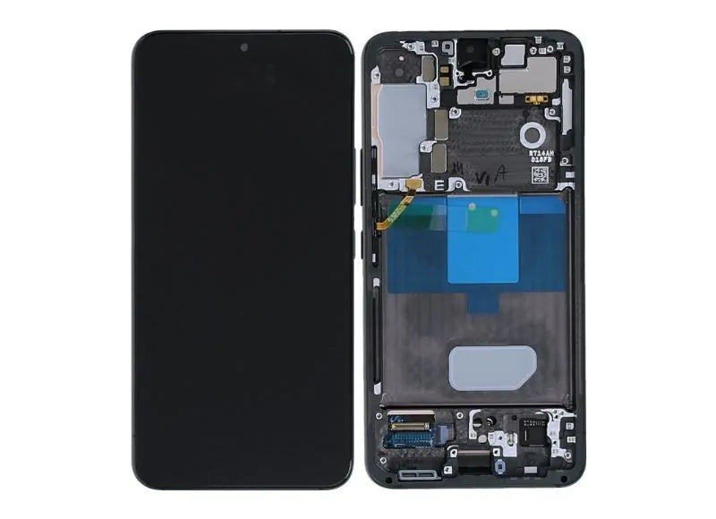 Αυθεντική Οθόνη Samsung S22 S901 Black (Samsung Service Pack GH82-27520A)