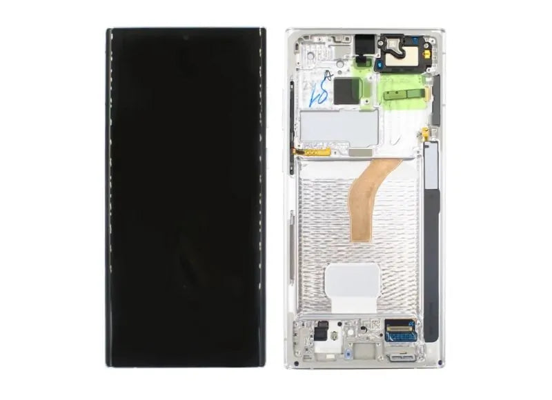 Αυθεντική Οθόνη Samsung S22 Ultra S908 White (Samsung Service Pack GH82-27488C)