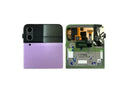 Samsung Z Flip 4 F721B Back Cover & Small LCD Purple ORI