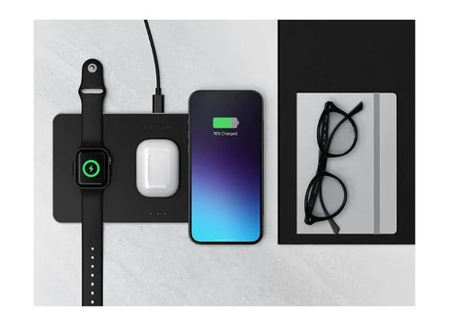 Satechi Wireless Charger 24W & USB-C Cable 3-in-1 Black