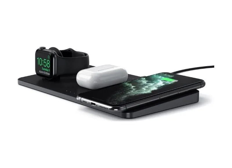 Satechi Wireless Charger 24W & USB-C Cable 3-in-1 Black