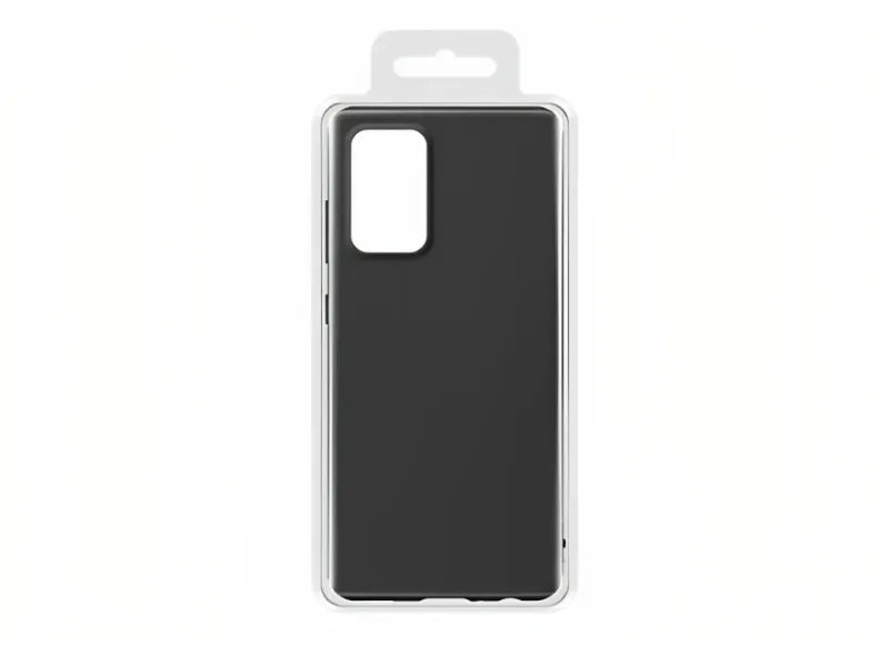 SILICONE CASE SOFT FLEXIBLE RUBBER COVER SAMSUNG GALAXY A03S - BLACK