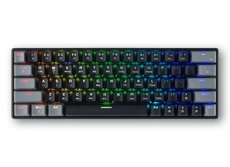 SPARTAN GEAR PEGASUS 2 RGB ΠΛΗΚΤΡΟΛΟΓΙΟ (63 KEYS, WIRED/WIRELESS, BLACK/GREY)