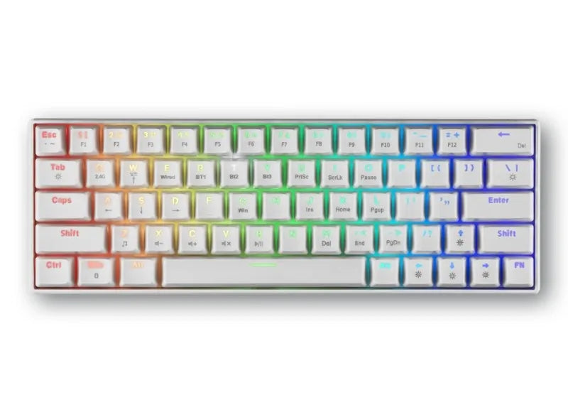 SPARTAN GEAR PEGASUS 2 RGB ΠΛΗΚΤΡΟΛΟΓΙΟ (63 KEYS, WIRED/WIRELESS, WHITE)