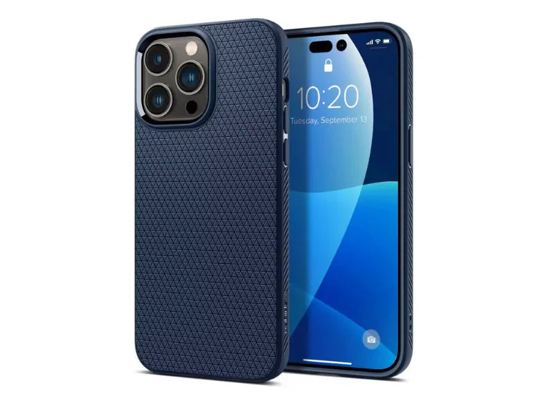 SPIGEN LIQUID AIR CASE FOR IPHONE 14 PRO (NAVY BLUE)