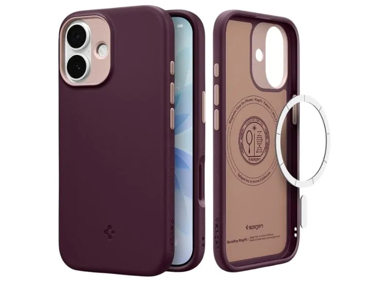 SPIGEN NANO POP MAGFIT IPHONE 17 PHONE CASE (BURGUNDY BEAN)