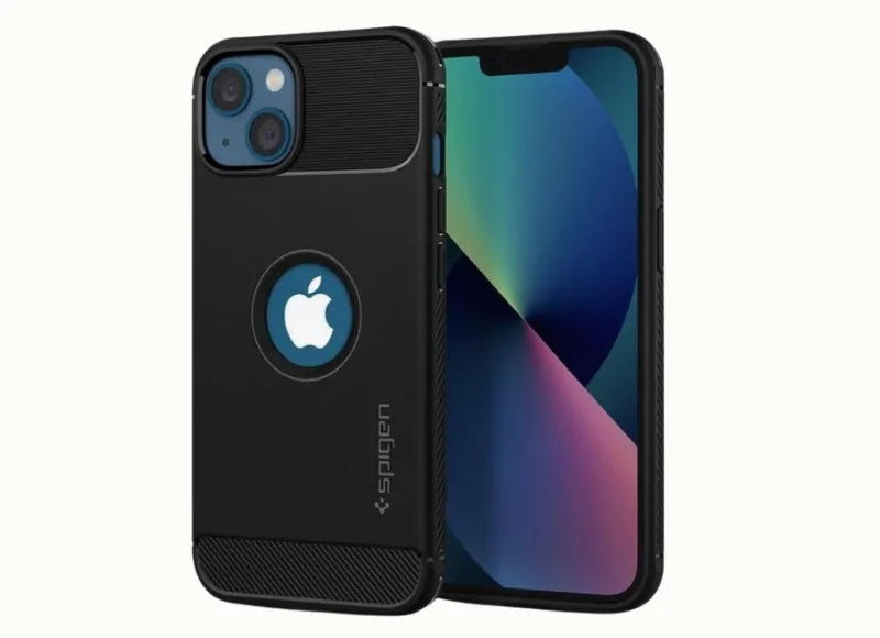 Spigen Θήκη Rugged Armor για iPhone 13 Μαύρο
