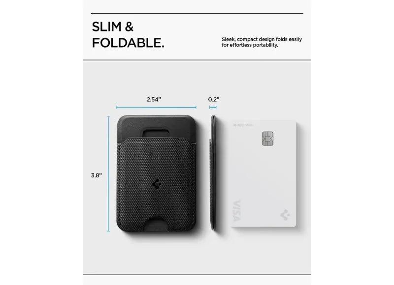 SPIGEN SLIM FOLD MAGSAFE CARD HOLDER (MAG FIT) S314-1 BLACK