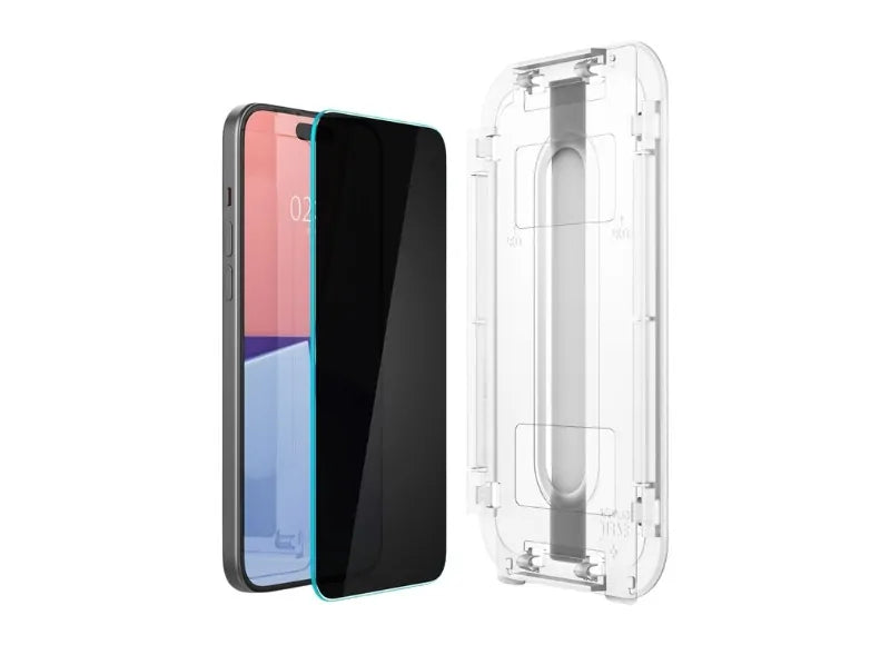 SPIGEN TR EZ FIT HD PRIVACY SCREEN PROTECTION FOR IPHONE 15 PRO MAX (1 PACK)