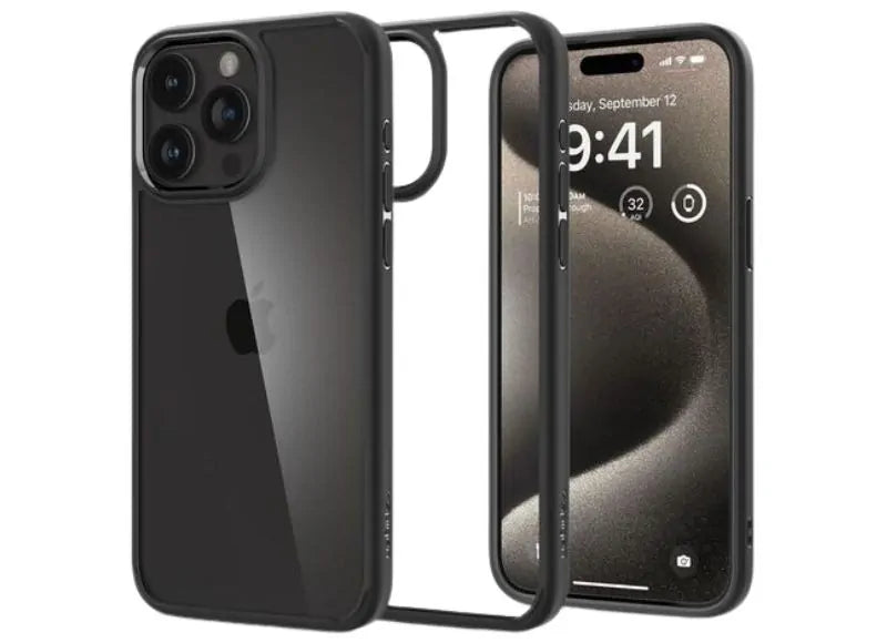 SPIGEN ULTRA HYBRID FOR IPHONE 15 PRO MAX BLACK