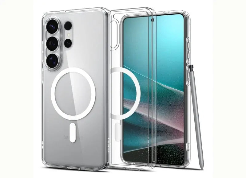 SPIGEN ULTRA HYBRID MAGFIT CASE MAGSAFE FOR SAMSUNG GALAXY S26 ULTRA (CLEAR WHITE)