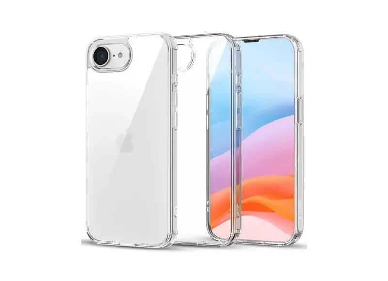 TECH-PROTECT FLEXAIR HYBRID CASE FOR IPHONE 16E CLEAR