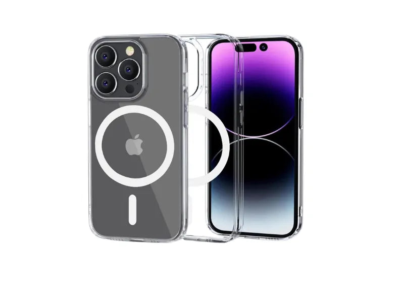 TECH-PROTECT FLEXAIR SILICONE CASE WITH MAGSAFE FOR IPHONE 14 PRO MAX (CLEAR)