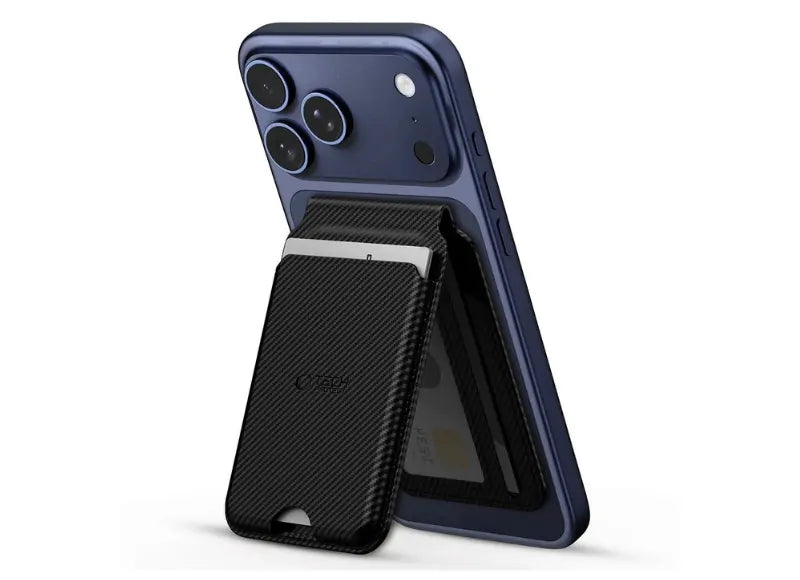 Tech-Protect Magnetic Card Wallet MagSafe Stand Magwallet Carbon