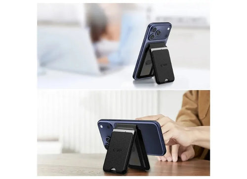 Tech-Protect Magnetic Card Wallet MagSafe Stand Magwallet Carbon