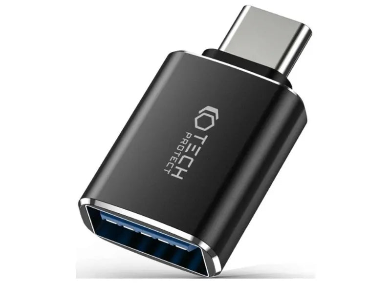 TECH-PROTECT ULTRABOOST USB-C (MALE) / USB-A (FEMALE) OTG ADAPTER ΑΝΤΑΠΤΟΡΑΣ BLACK