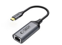 Tech-Protect Adapter Ultraboost USB-C to Ethernet RJ45 1000Mbps Black