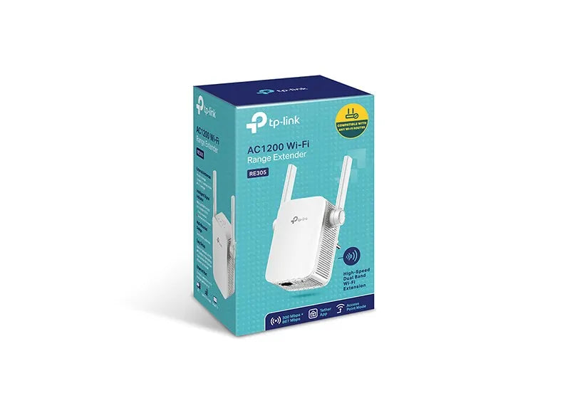 TP-LINK WIFI RANGE EXTENDER V3 DUAL BAND (RE305)