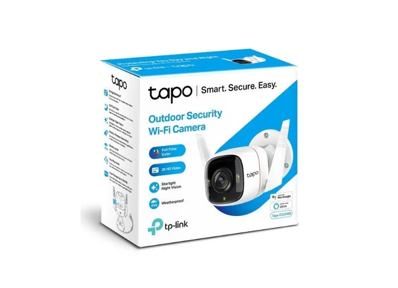 TP-Link Κάμερα Παρακολούθησης Wi-Fi Camera Tapo C320WS V2, 2K QHD, Outdoor, IP66