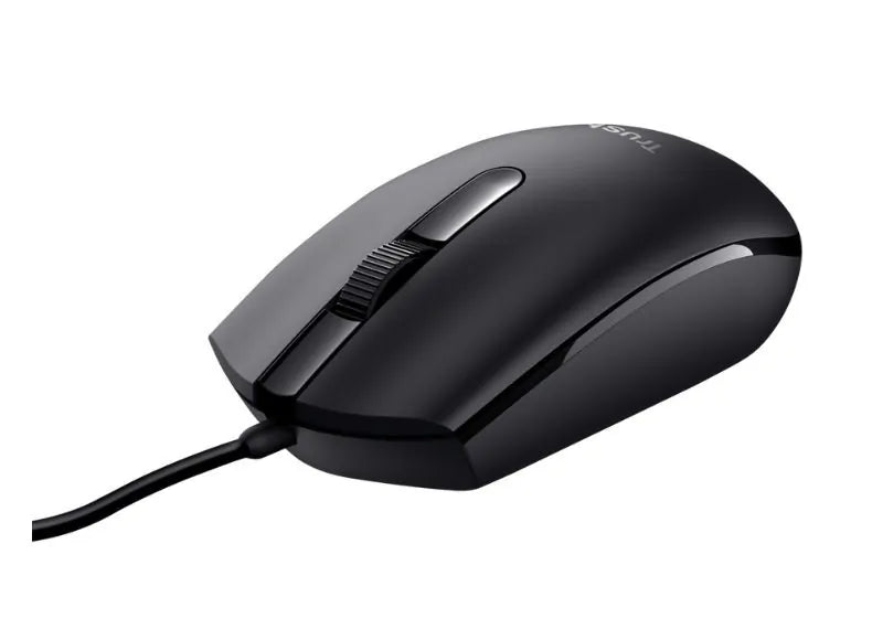 TRUST BASI WIRED MOUSE (BLACK)