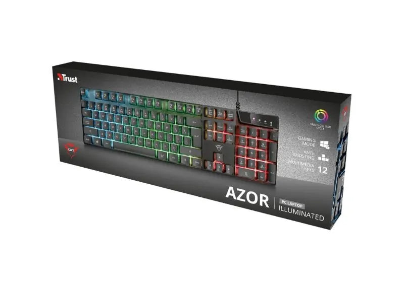 Trust Πληκτρολόγιο Gaming GXT835 Azor Greek