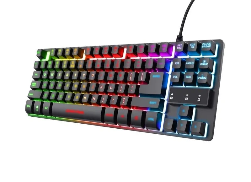 TRUST GXT833 THADO TKL ILLUMINATED KEYBOARD (BLACK)